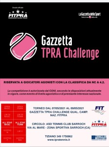 gazzetta tpra challenge SARROCH